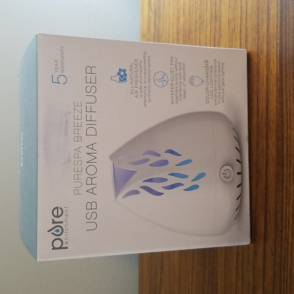 Pure PureSpa Breeze USB Aroma Diffuser NWT - Picture 1 of 5